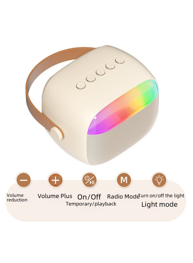 Neutral K12k30 Bluetooth Karaoke Audio Integrated Microphone With Light Split Microphone Outdoor Children's Family Ktv Suit - Image 4