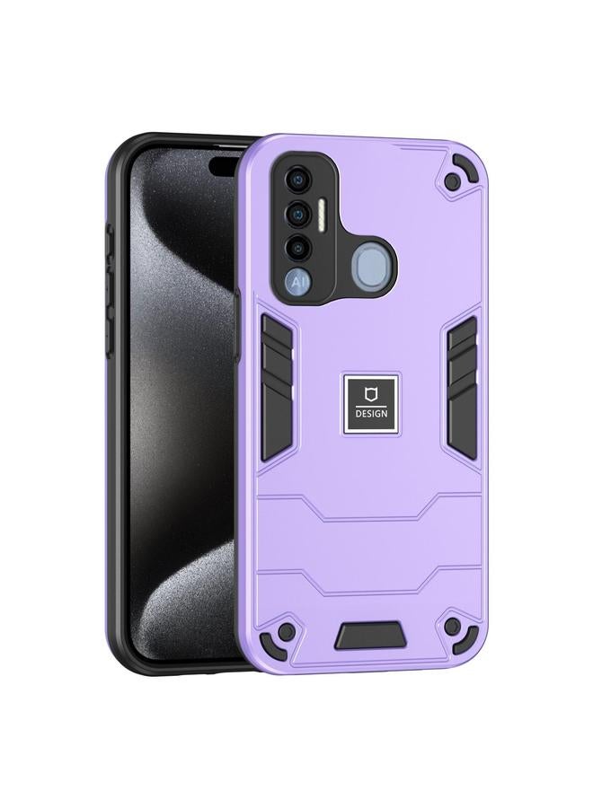 إيروريكس جراب لهاتف Tecno Spark 7 Pro 2 في 1 مقاوم للصدمات - Image 1