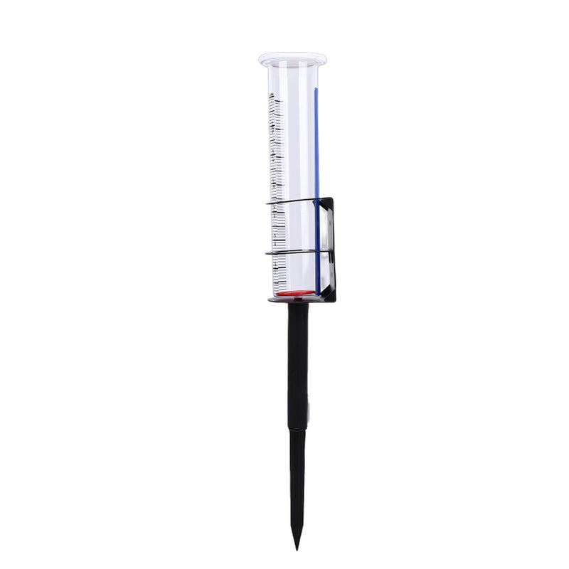 Large Number Rain Gauge Outdoor Decorative Rain Measure with Metal Stake 7 Inch PP Tube - Image 4