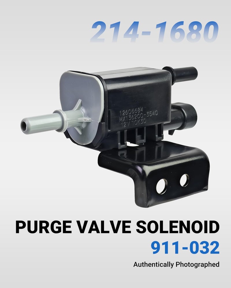 TVM TRAVERMAN Vapor Canister Purge Valve Solenoid 911-032 Compatible with Chevy Silverado Suburban Avalanche Tahoe Malibu Cobalt,GMC Sierra Canyon,Buick LaCrosse Regal,Cadillac Escalade,Pontiac Replaces 214-1680 - Image 2