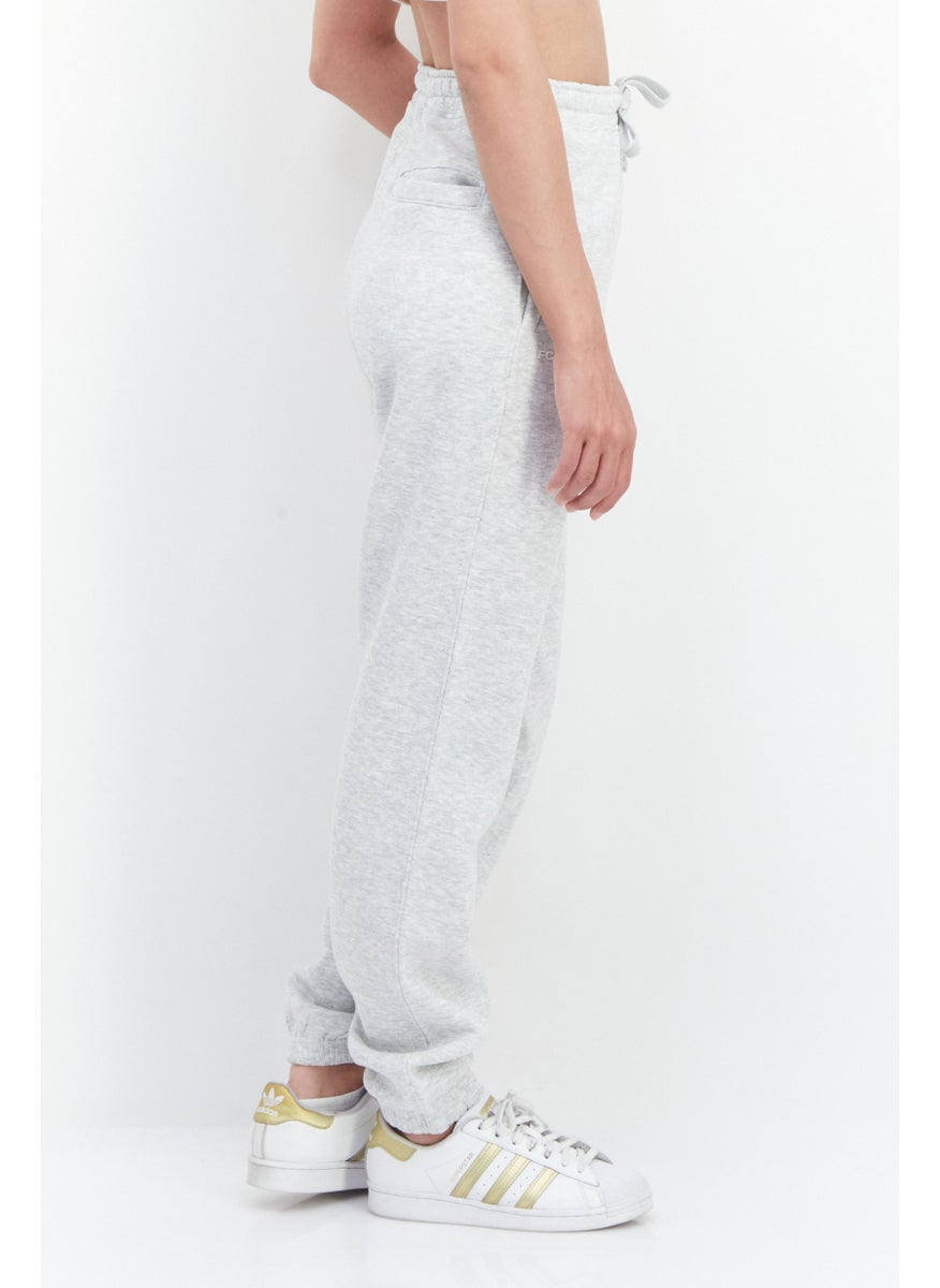 French Connection Women Heather Sweatpants, Light  Grey  - Image 3