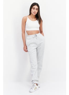 French Connection Women Heather Sweatpants, Light  Grey  - Image 4