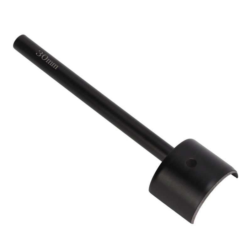 Strap End Punch 30mm Stainless Steel Incisive Blade Half Round Cutter - Wear Resistant Leather Craft Tool for Diy Leatherworking Belt Making - Image 3