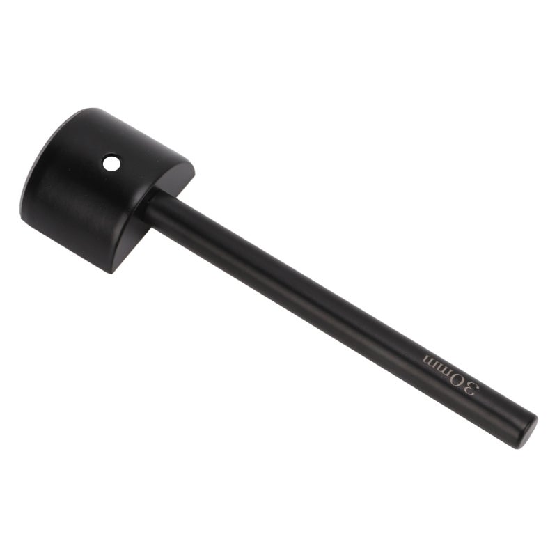 Strap End Punch 30mm Stainless Steel Incisive Blade Half Round Cutter - Wear Resistant Leather Craft Tool for Diy Leatherworking Belt Making - Image 2