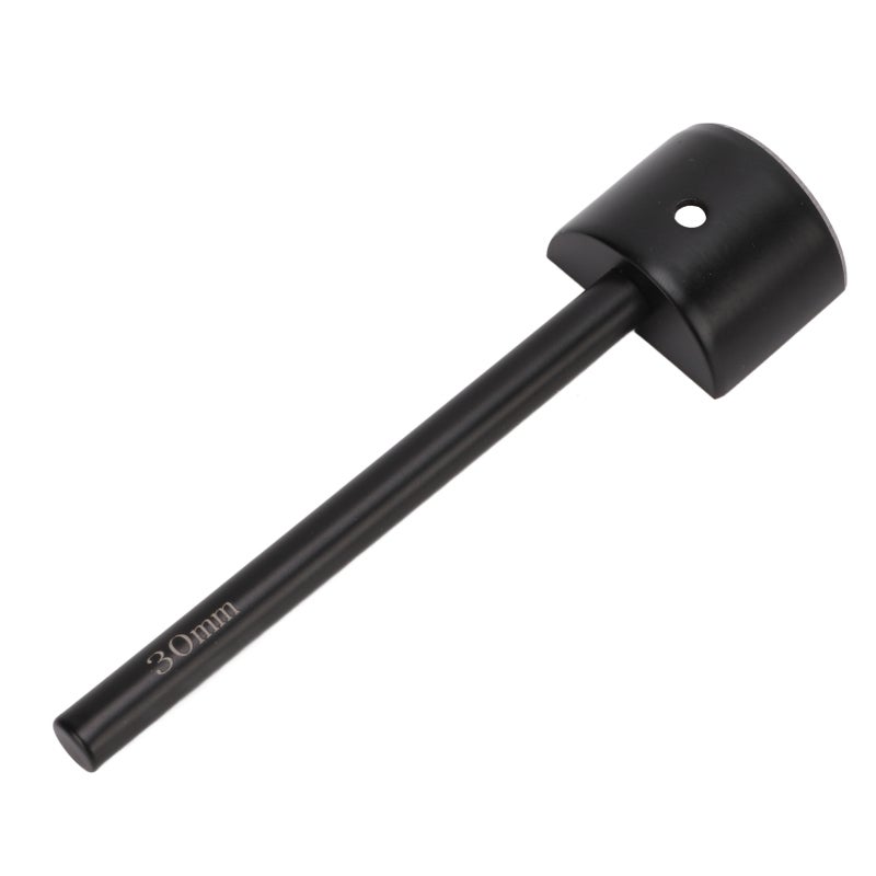 Strap End Punch 30mm Stainless Steel Incisive Blade Half Round Cutter - Wear Resistant Leather Craft Tool for Diy Leatherworking Belt Making - Image 5