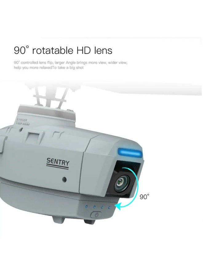 Sentry C127 RC Helicopter with 2 Batteries 1080P 90 Degrees - Image 5