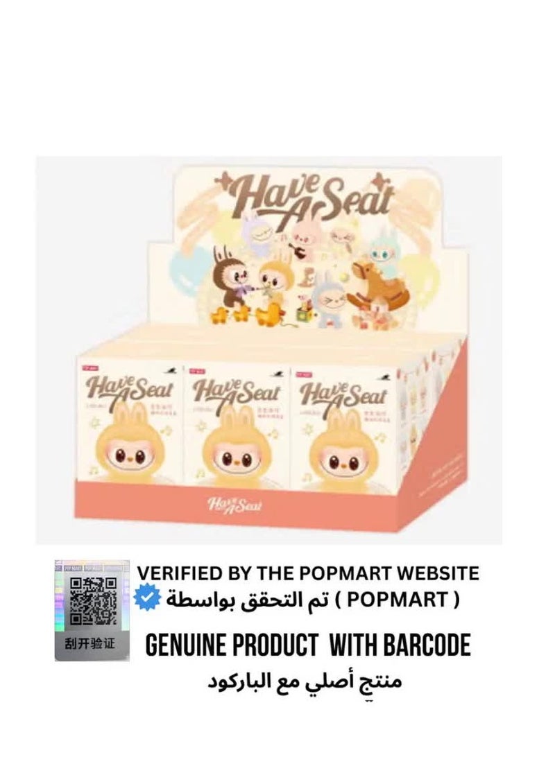 Pop Mart x Bobo & Coco 100% Authentic Labubu The Monsters Have a Seat Vinyl Plush Pendant (Whole Set) 6pc Blind Box Original - Image 1