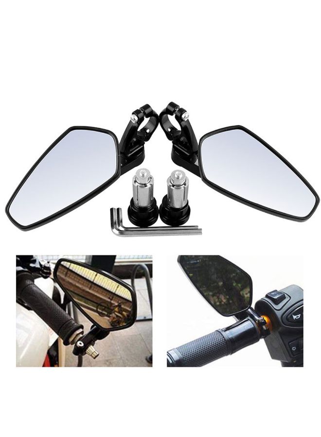 MUNTAQI Motorcycle Bar End Rear View Mirror - Image 2