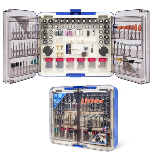 HARDELL Rotary Tool Accessories, Fits Dremel Rotary Tools, 508PCS Power Rotary Tool Bits with 1/8"(3.2mm) Diameter Shanks, Universal Fitment for Sanding, Drilling, Polishing, Carving, Polishing - Image 1