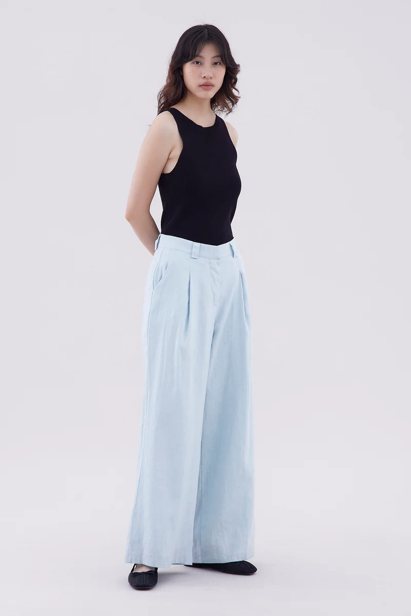 ذا اديتورز ماركت Frenky Wide-Leg Pants