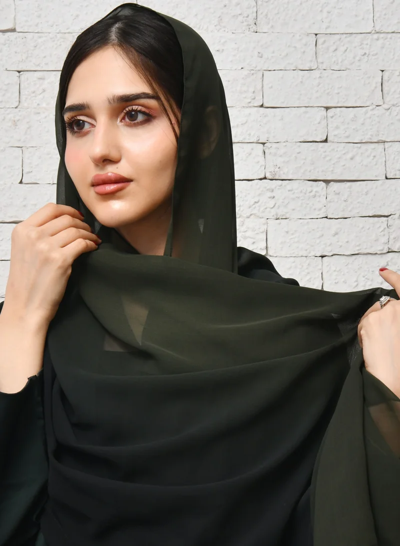 عبايات حوراء طرحة حرير