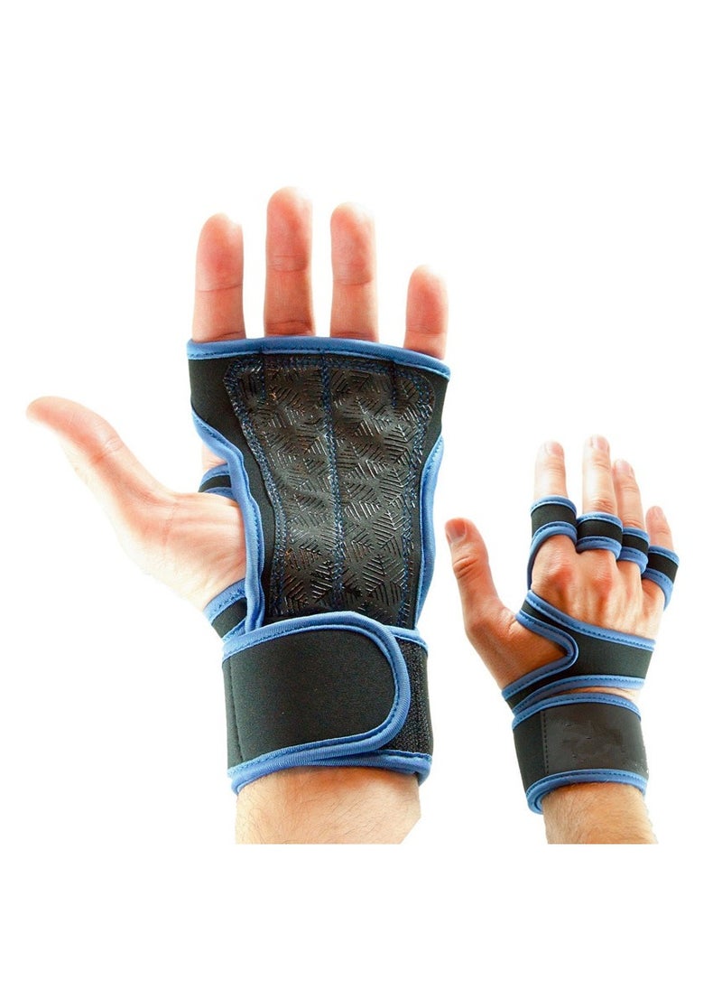 Excellent Cycling Gloves Fitness Gloves Weightlifting Gloves Half Finger Gloves With Wrist Guards  - Image 2