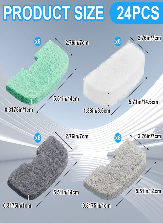 Threlaco 26 Pcs Canister Filter Maintenance Kit Compatible with Fluval 106/107/206/207, Quick-Clear Water Polishing Pad, Ammonia/Phosphate/Nitrite Remover Pads, Silicone Lube - Image 2