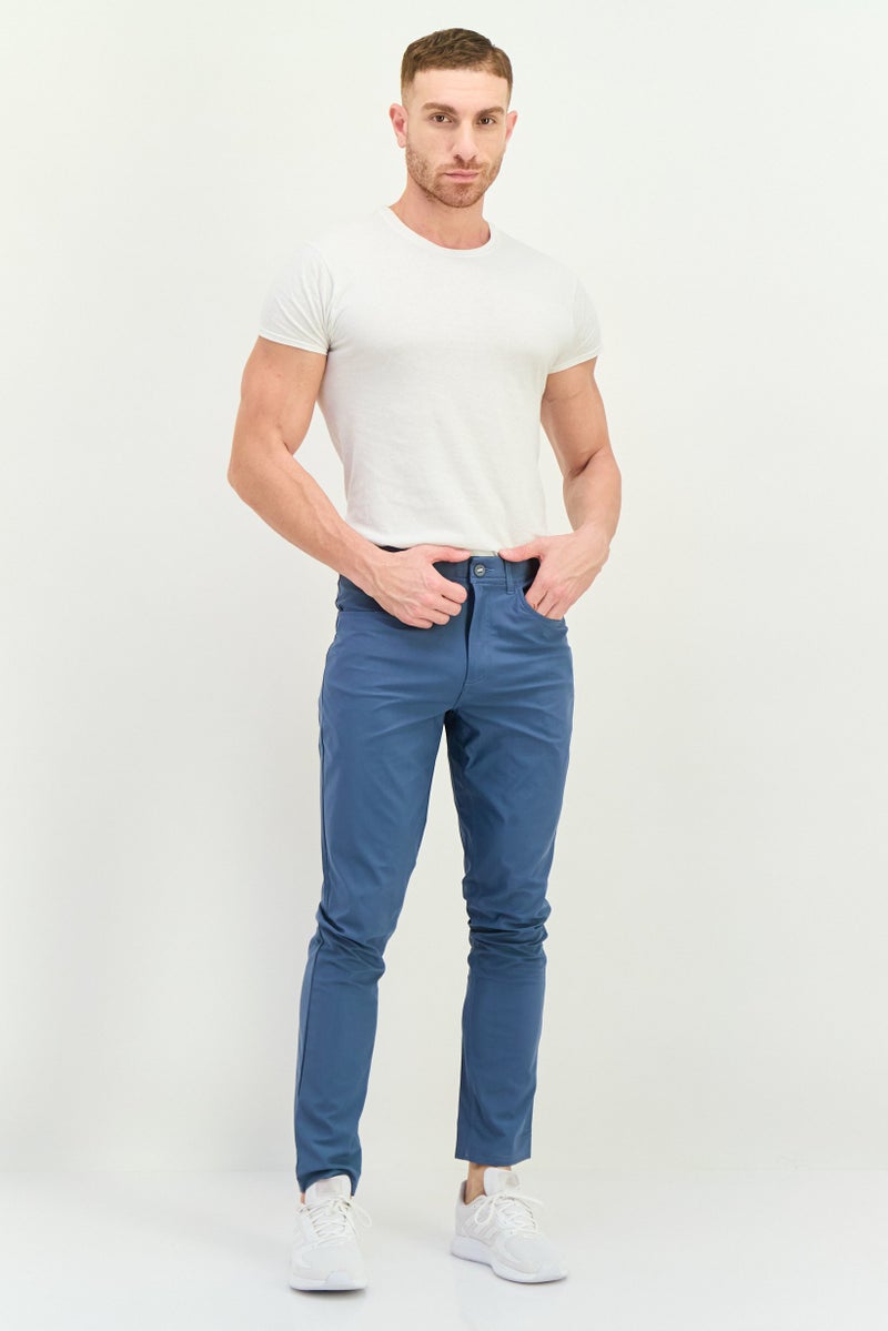 PUMA Men Sportswear Fit Outdoor Pants, Sage Blue - Image 4