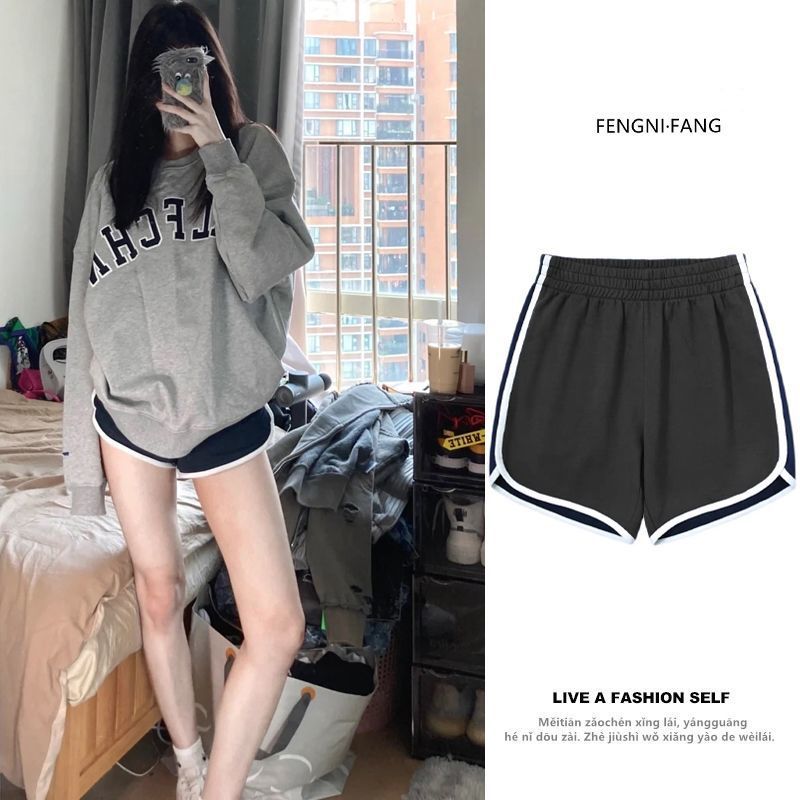 Women's Cotton Yoga Shorts - Image 2