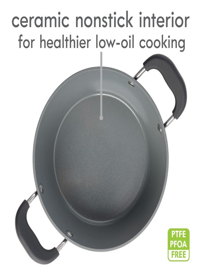 كينمور قدر طهي كينمور أرلينغتون المصنوع من الألومنيوم بسعة 4.5 كوارت مع غطاء - لون أسود ماسي - Image 5