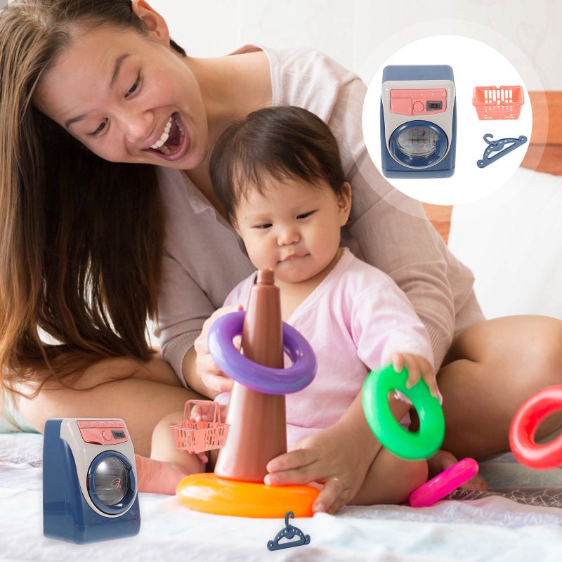 1 Pc Washing Machine Toy Electric Washing Machine Toy for Kids without Battery - Image 1