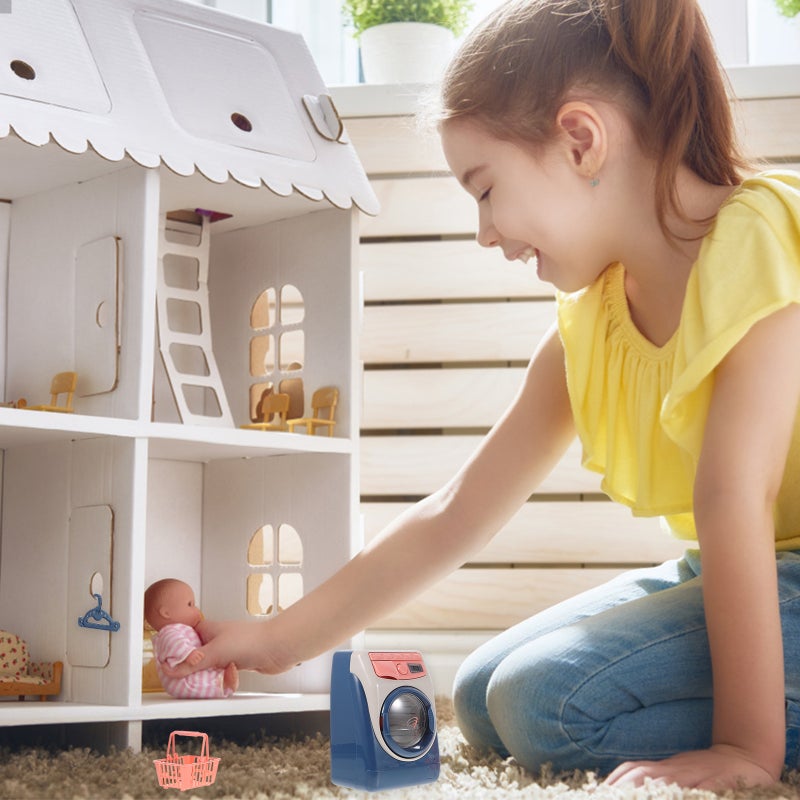 1 Pc Washing Machine Toy Electric Washing Machine Toy for Kids without Battery - Image 4