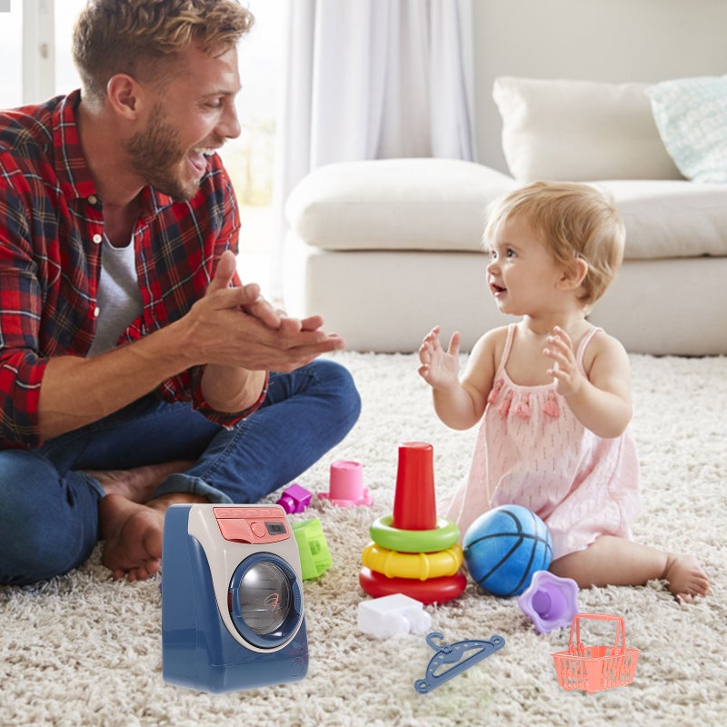1 Pc Washing Machine Toy Electric Washing Machine Toy for Kids without Battery - Image 5