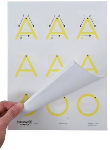 Abilitations - 27341 Integrations Hi Write Upper Case Alphabet Paper - 104 Page Pack - Image 4