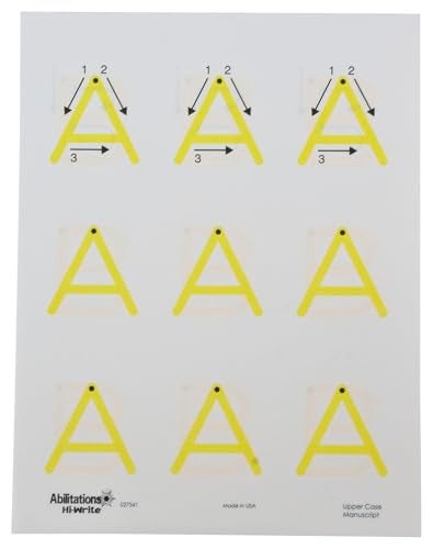 Abilitations - 27341 Integrations Hi Write Upper Case Alphabet Paper - 104 Page Pack - Image 3
