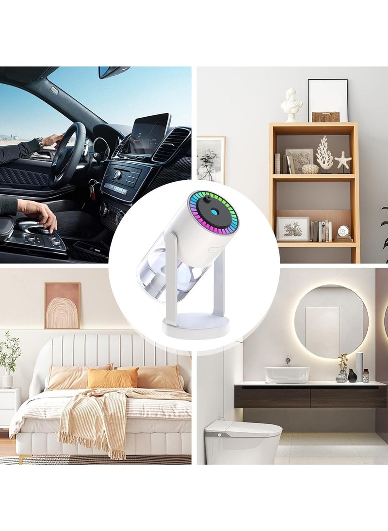 Kimaya Humidifier Star Galaxy Projector | Night Light & Star Projector | Quiet Air Humidifier Oil Diffuser, Convenient Stylish Nightlight Comforting Humidifier for Home Nursery Family Car (Pink)  - Image 5