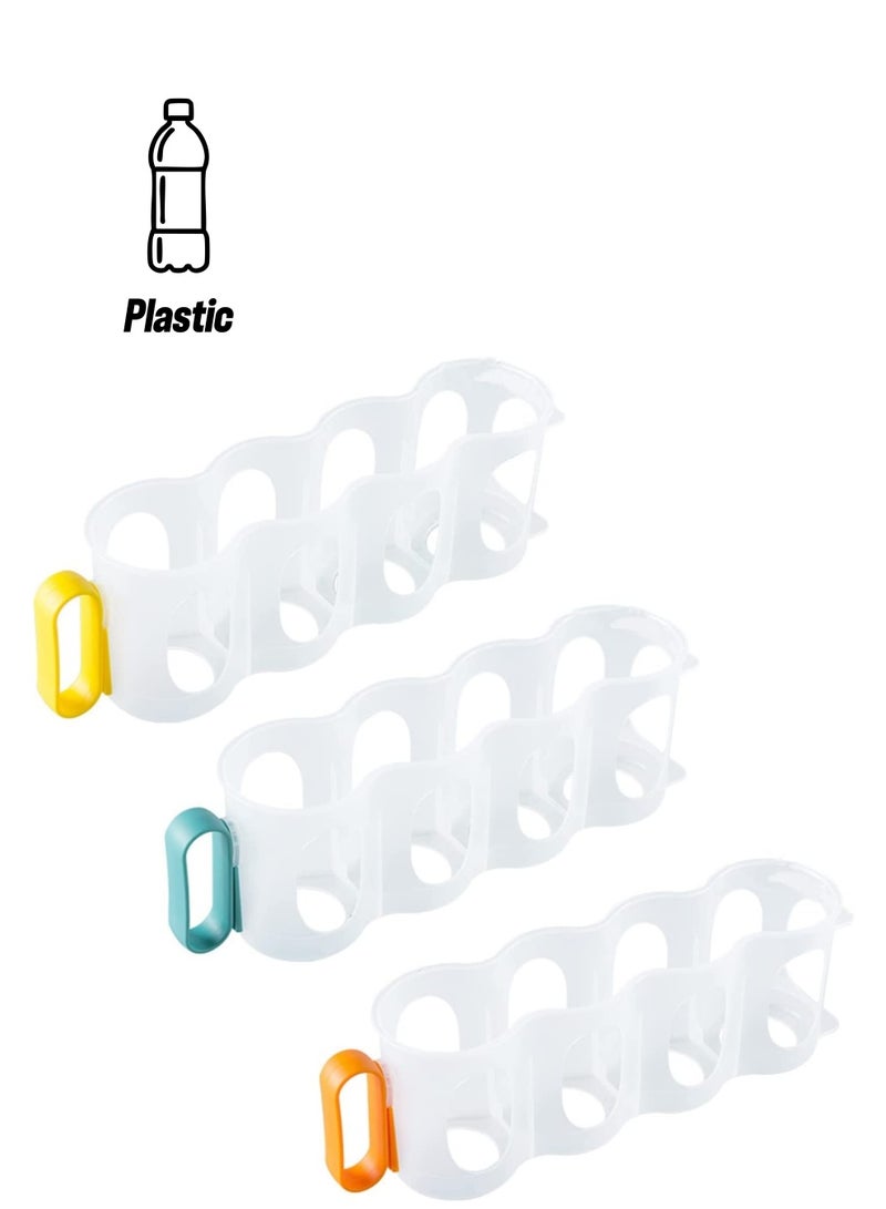 SYOSI Portable Soda Can Organizer for Refrigerator Shelves, Beer Can Racks, Refrigerator Storage Sliders (3-Pack) 1 - Image 1