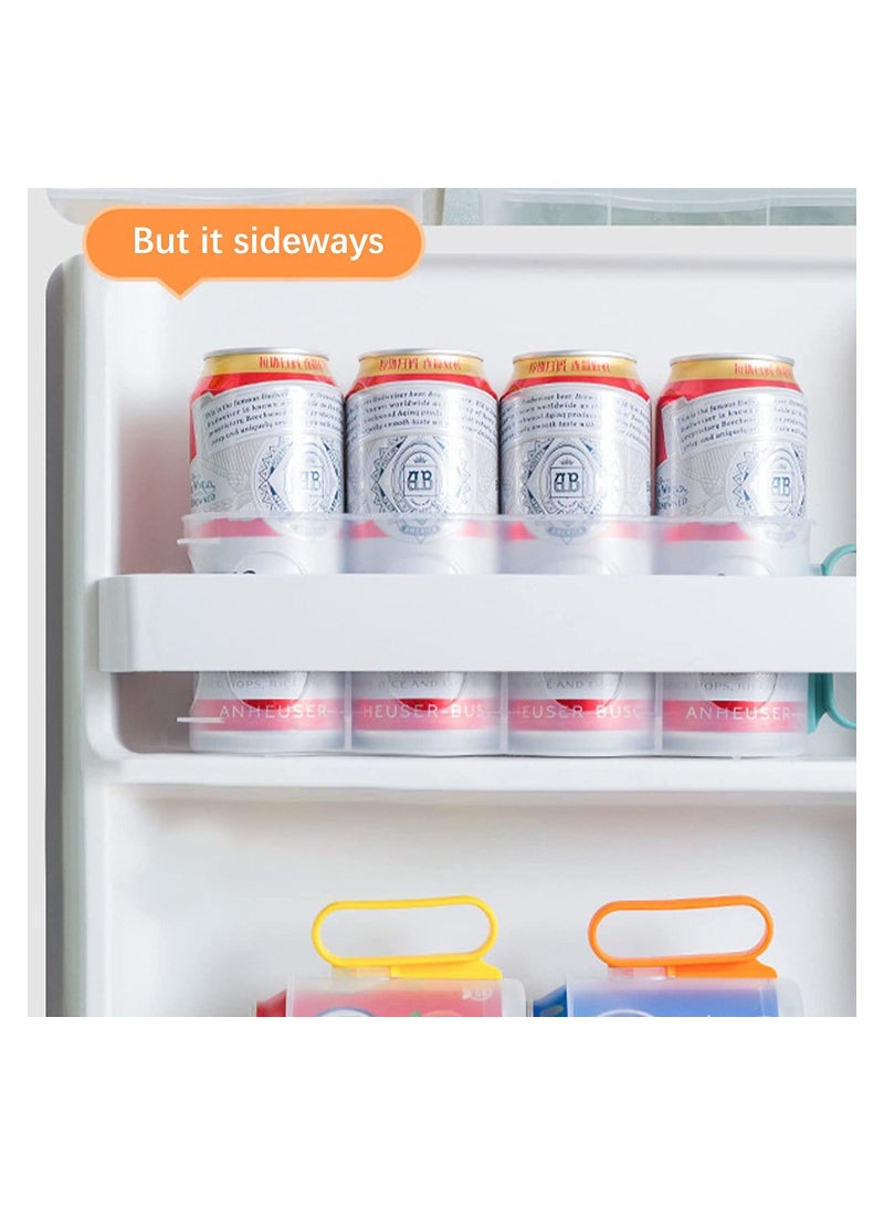 SYOSI Portable Soda Can Organizer for Refrigerator Shelves, Beer Can Racks, Refrigerator Storage Sliders (3-Pack) 1 - Image 2