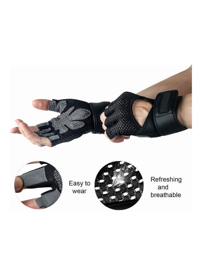 NIBEMINENT Pair Of Weight Lifting Gloves S  - Image 3