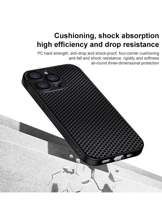 Zaboon Case For iPhone 12 Pro Max Honeycomb Radiating PC Phone Case - Image 4