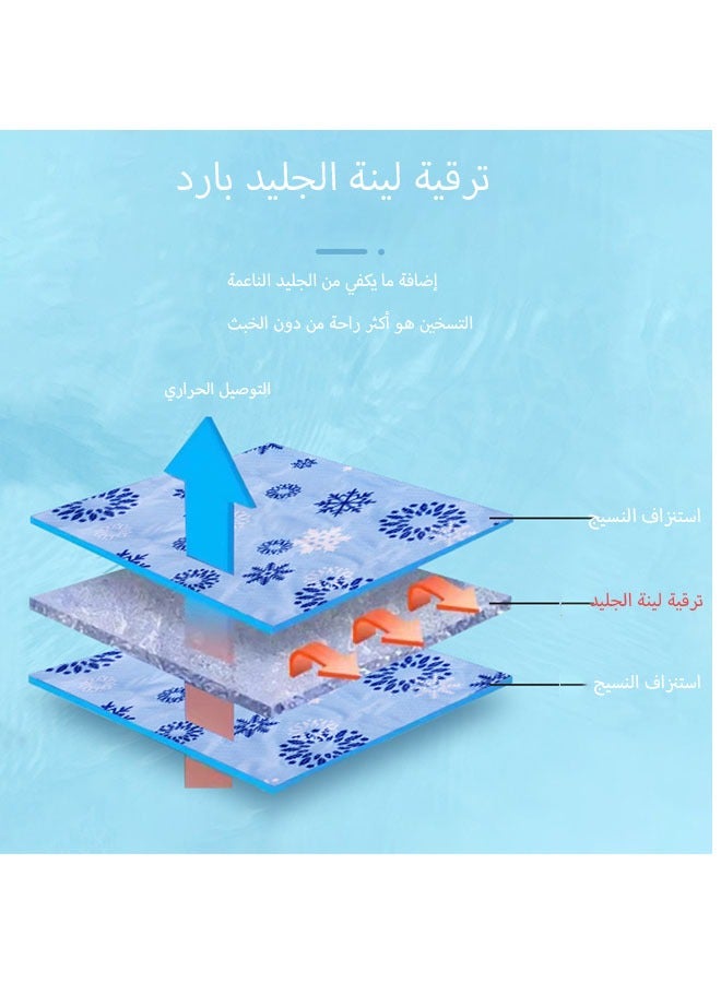Bukela Summer Ice Pad, Seat Cushion, Cooling Pad Car Water Pad, Cooling Pet Cooling Pad, No Water Injection, Gel Student Water Mattress - Image 4