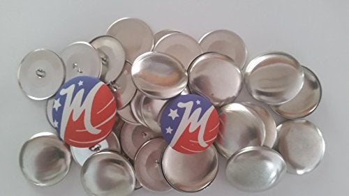 M MAXANT 50 Buttons to Cover - Made in USA - Cover Button With Wire Eye Backs 60 (1 1/2") - Image 3