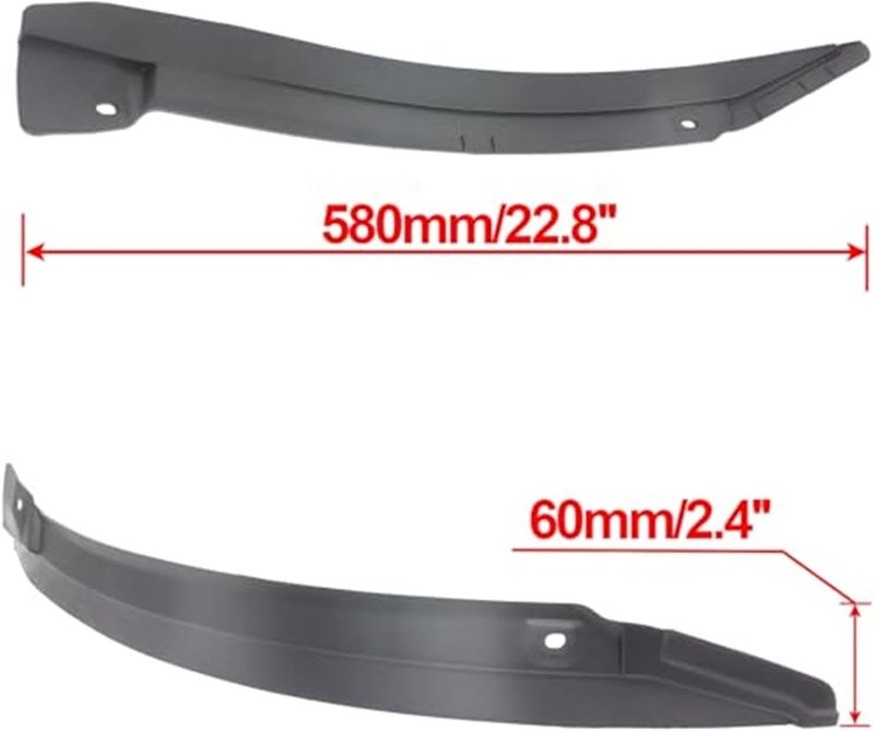 Wivplex Car Rear Wheel Arch Flare Fender Liner Splash Guards - Image 3