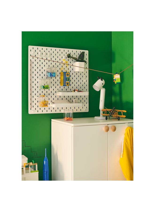 زبون مجموعة ألواح خشبية، بيضاء، 56×56 سم - Image 3