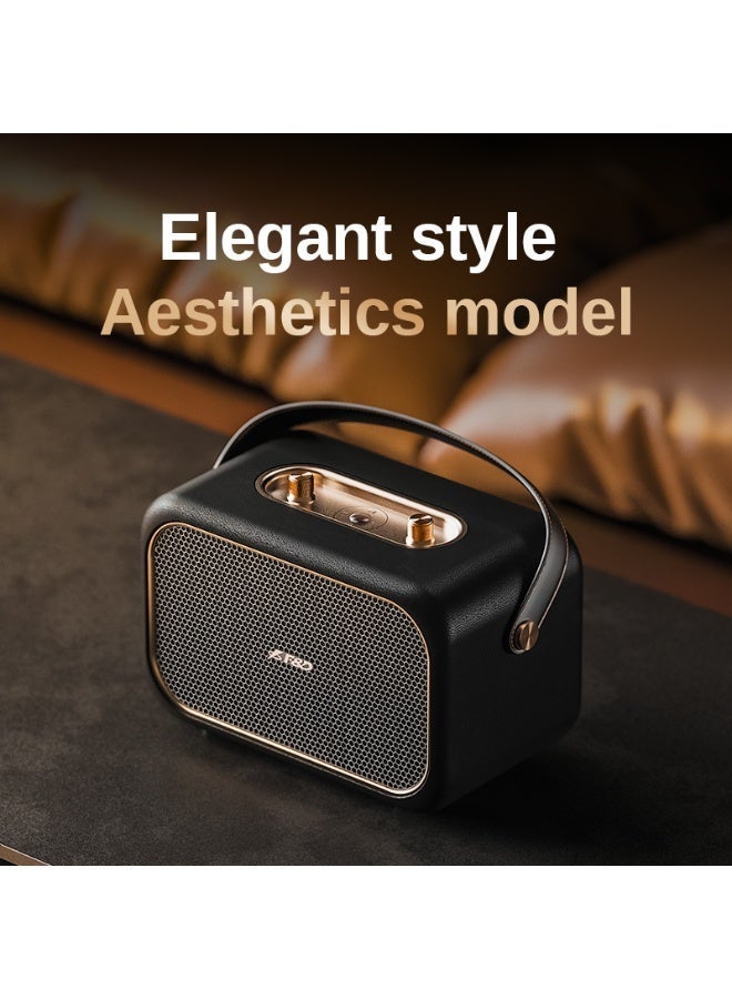 F&D RW40 Portable Bluetooth Speaker with Wireless Microphone,Deep Bass and 360°Surround Sound, Rich Balanced Audio,APP Control,BT/AUX/USB Input Support,20H Playtime, Bluetooth 5.3 for Home Party - Image 4
