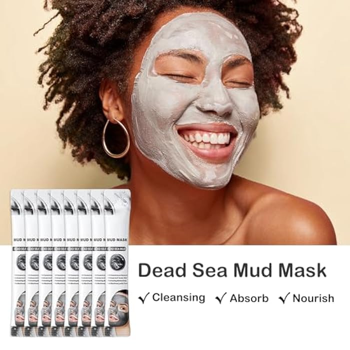 LZYLLS 24 Pcs Clay Face Mask with Brush,Hydrating Mud Face Mask Set,Deep Cleaning Oil Control Clay Facial Masks for Blackheads Remover,Mud Facial Masks Skincare Gift Set - Image 5