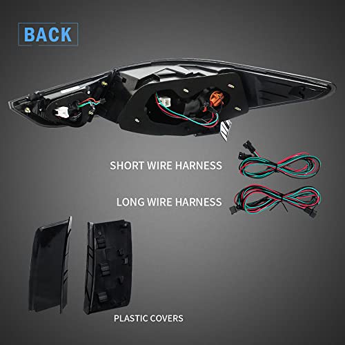 VLAND LED Tail lights for Hyundai Sonata 2011 2012 2013 2014(Only for US Version) (Smoke), Not Fit For 2013-2014 (2.0T/2.0T Limited) - Image 3
