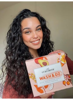 CURLSMITH Curlsmith - Wash & Go High Definition Curls Kit: 3-Step System - Vegan Haircare for Dry, Wavy, Curly or Coily Hair  - Image 4