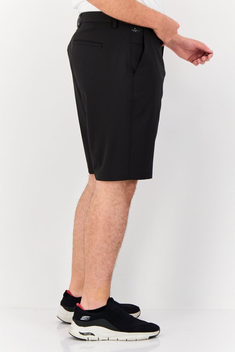 Greg Norman شورتات جولف رياضية للرجال، أسود - Image 2