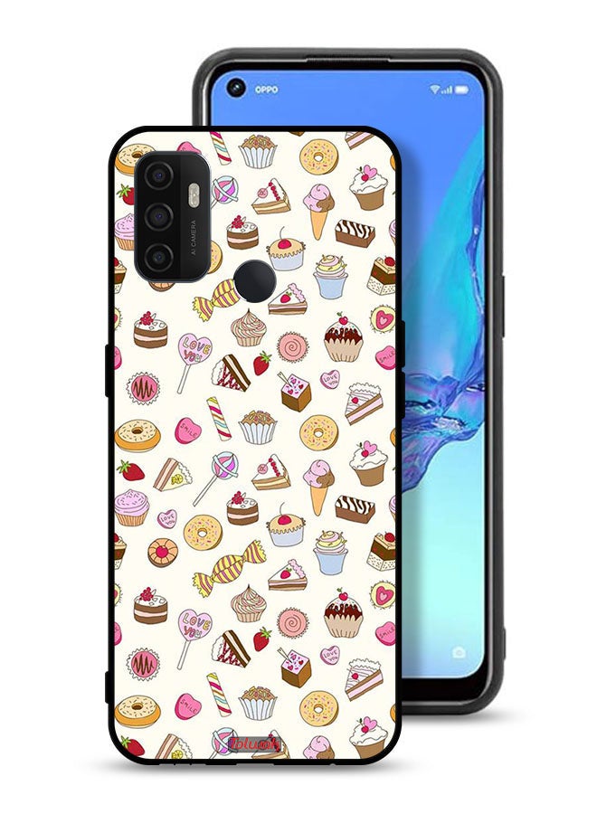 Tolwak Oppo A53 4G Protective Case Cover Pattern Of Favorite Items - Image 1