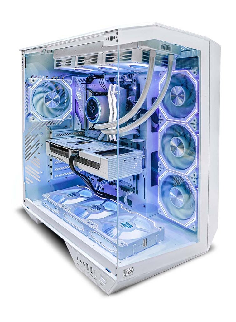 Truenort All-in-One Gaming PC Bundle-i5-12400F, RTX 3050/3060/4060/5060/5070/5080 or RX580, 16GB DDR4 RAM, 1TB NvMe SSD, 24" FHD Monitor, Keyboard, Mouse & Headset, Window 11 pro - Image 1