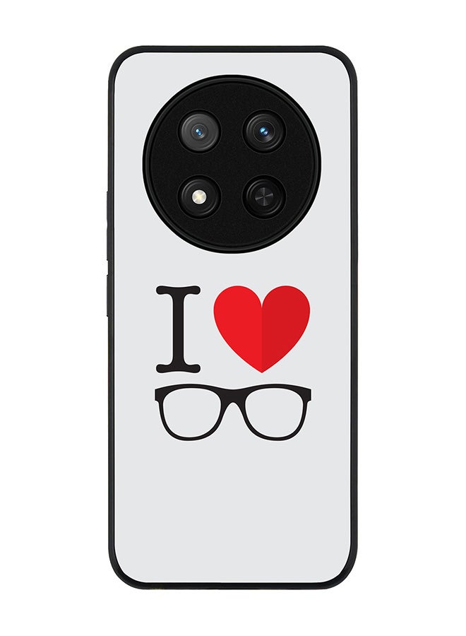 Stylizedd For Honor X9c / Honor Magic7 Lite 5G Case,Slim fit Camera Protection, Shockproof Thin Phone cover  - I Love Glasses - Image 1