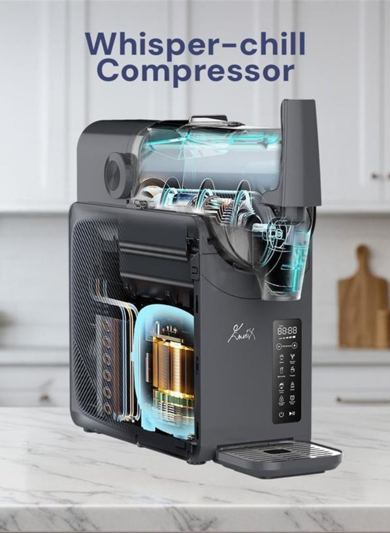 انفيكس Slushie Machine, Professional Frozen Drink Maker, 2L Capacity,5 Preset Programs,Time Display, No Ice Needed  - Image 5