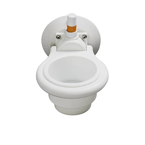 SeaSucker 1‐Cup Holder Vertical Mount (White) - Image 1