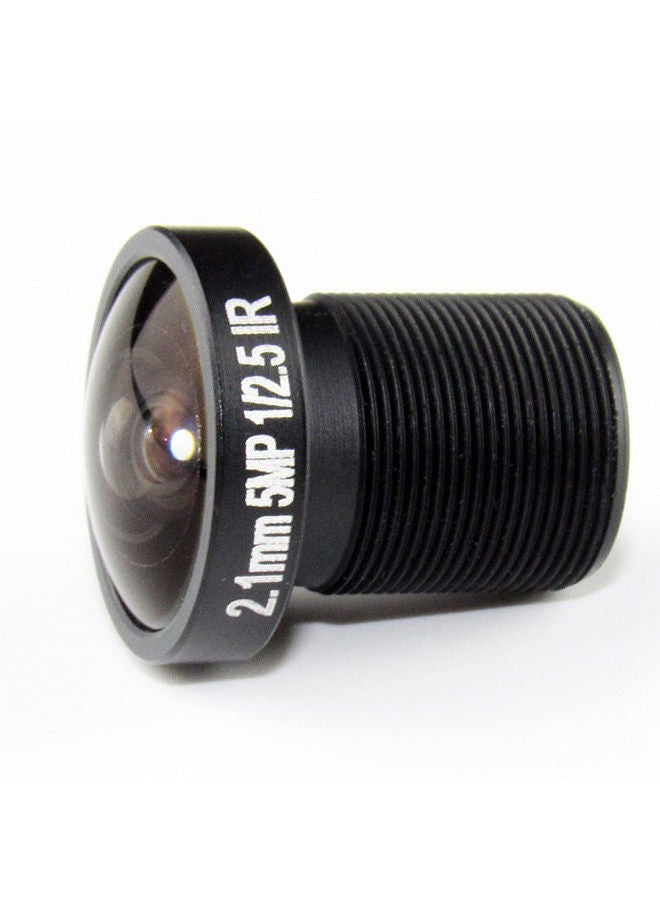 2.1mm Lens Fisheye CCTV Lens 1/2.5" HD 5.0 Megapixel For IP CCTV Cameras M12 Mount 155° Compatible Wide Angle Panoramic CCTV Camera Lens