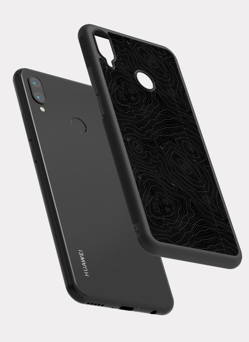 بكسلات كفر هواوي نوفا 3 أي خريطة طبوغرافية اسود ابيض - Image 2