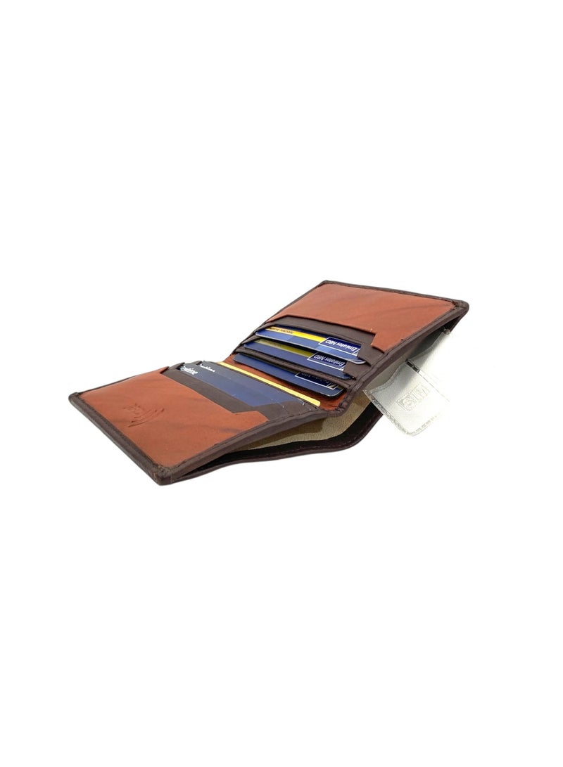 LAVERI LEATHER Slim Outside Cards & Cash Wallet # RFID 1654 EL - Image 4