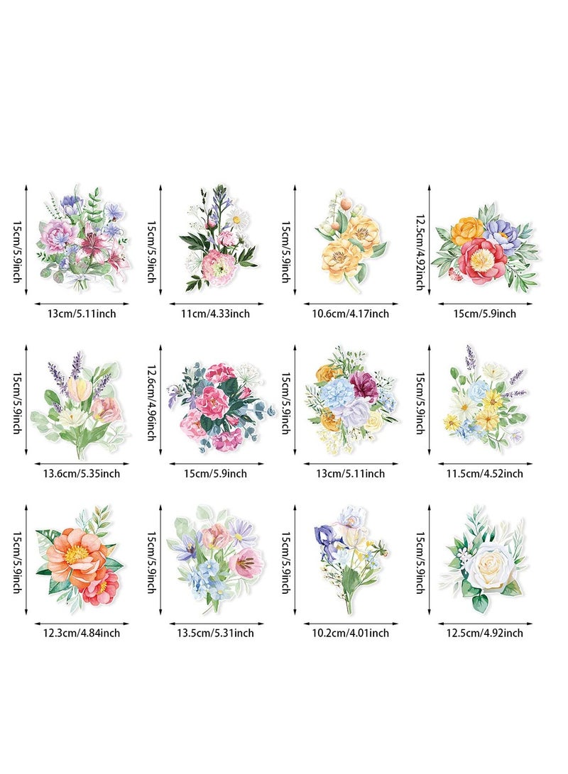 Captaintech 12 Pcs Flowers Hanging Swirl Decorations, White Floral Hanging Ceiling Swirls Decor for Women Girls Birthday Party Baby Shower Wedding Supplies for Bedroom Classroom Wall (Pink) - Image 5