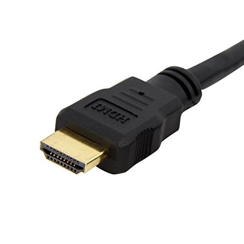 StarTech.com 3ft HDMI Female to Male Adapter, 4K High Speed Panel Mount HDMI Cable, 4K 30Hz UHD HDMI, 10.2 Gbps Bandwdith, 4K HDMI Female to HDMI Male, HDMI Panel Mount Connector Cable (HDMIPNLFM3) - Image 3