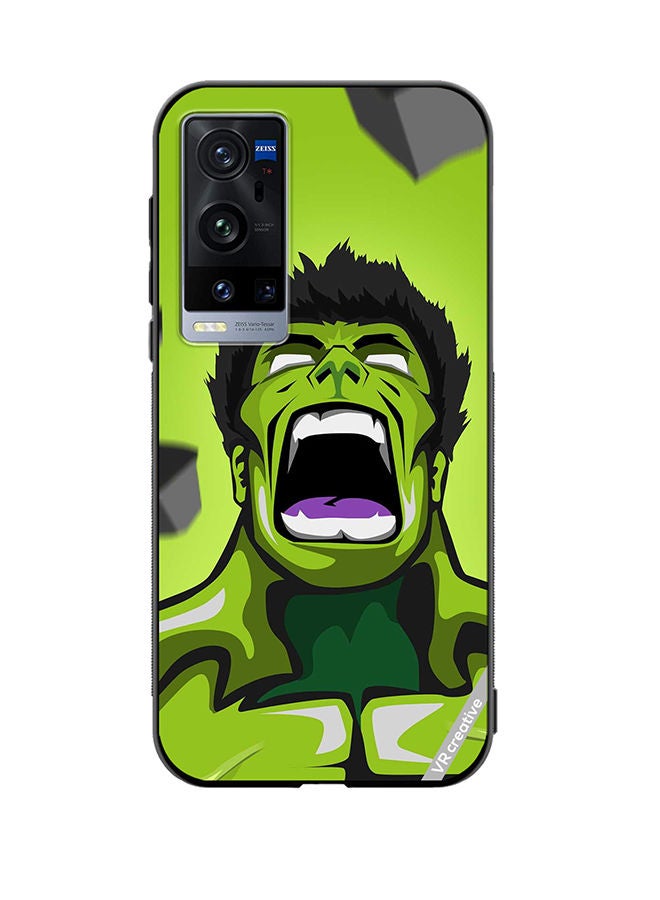 VR CREATIVE Protective Case Cover For Vivo X60 Pro Plus Green Hulk Design Multicolour - Image 1